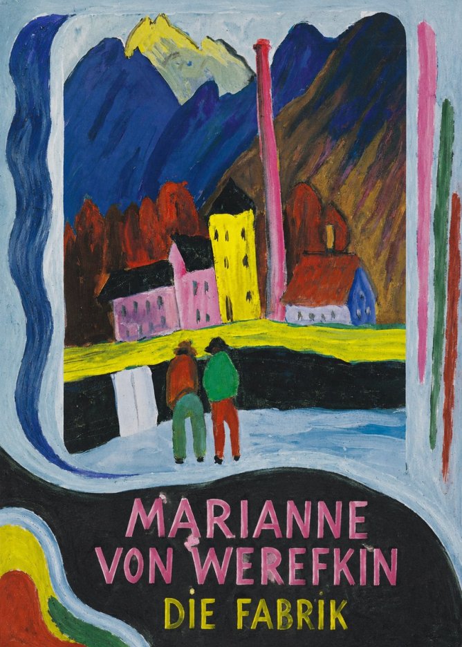 Marianne von Werefkin Die Fabrik No5 - Plakat