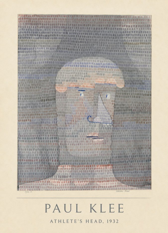 Paul Klee Athlete's Head No3 - Plakat