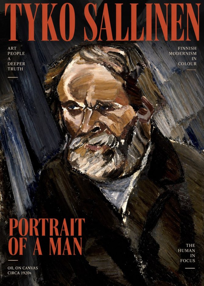 Tyko Sallinen Portrait of a Man III No2 - Plakat