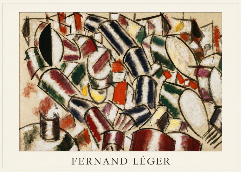 Fernand Léger Contraste De Formes No3 - Plakat