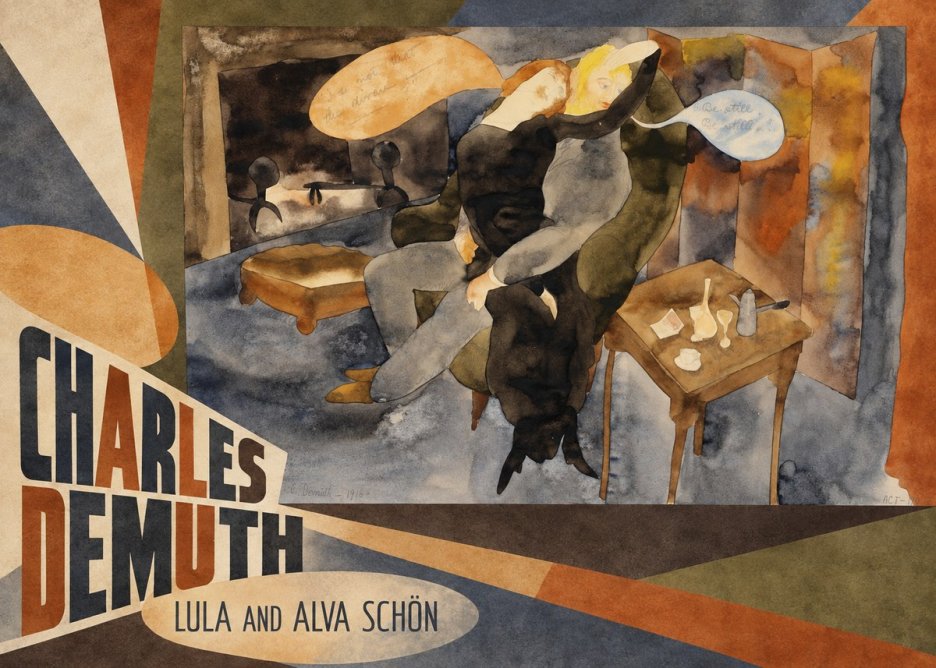 Charles Demuth Lula and Alva Schön No3 - Plakat