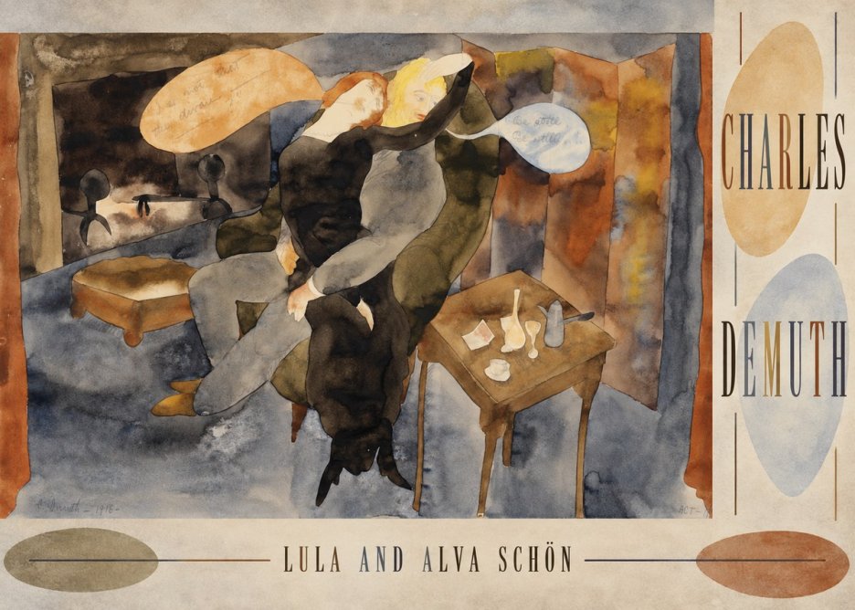 Charles Demuth Lula and Alva Schön No5 - Plakat