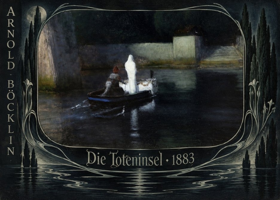 Arnold Böcklin Die Toteninsel III No6 - Plakat