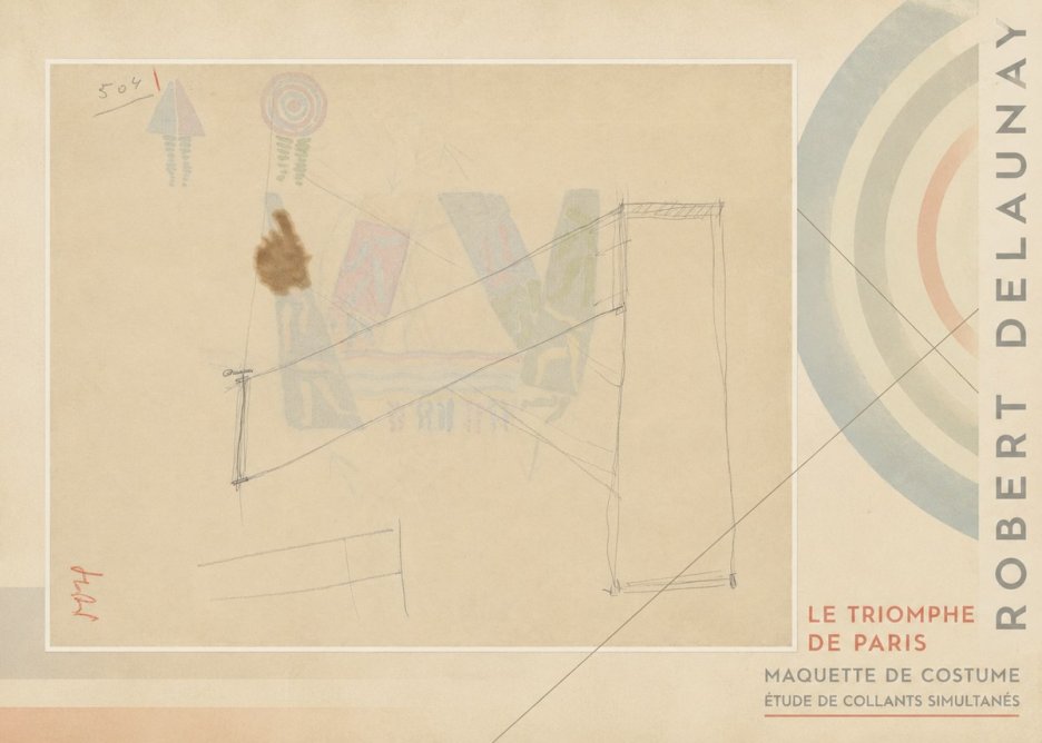 Robert Delaunay Le Triomphe De Paris III No5 - Plakat