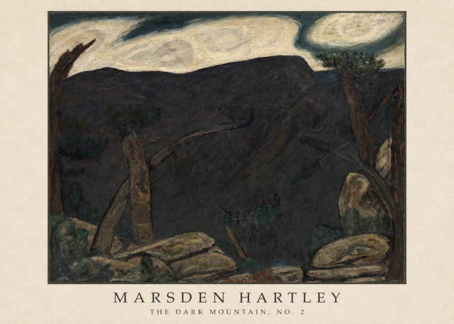 Marsden Hartley The Dark Mountain, No. 2 No4 - Plakat