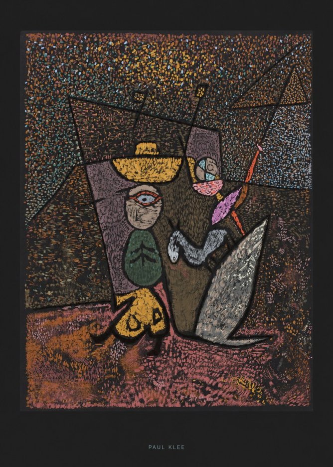 Paul Klee Man, Beast and Plant No6 - Plakat