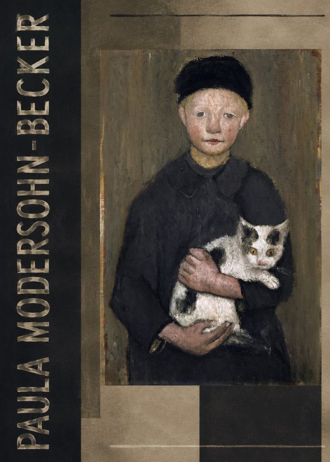Paula Modersohn-Becker Girl with Cat No2 - Plakat