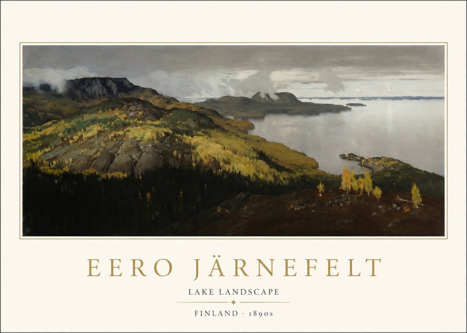 Eero Järnefelt Lake Landscape No1 - Plakat