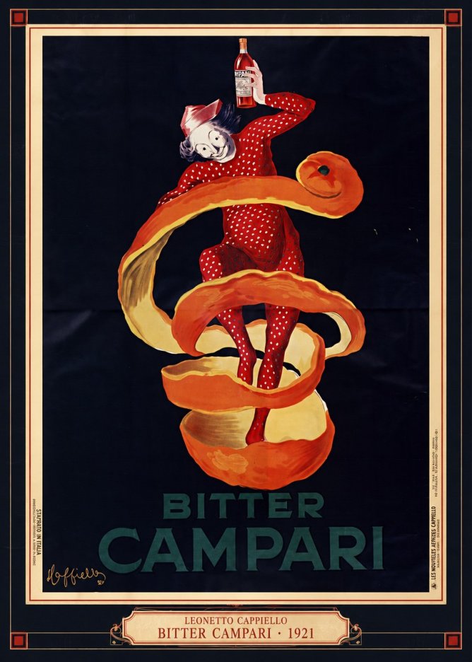 Leonetto Cappiello Bitter Campari I No1 - Plakat