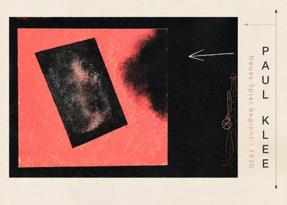 Paul Klee Neues Spiel Beginnt No2 - Plakat