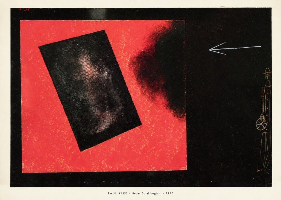 Paul Klee Neues Spiel Beginnt No5 - Plakat