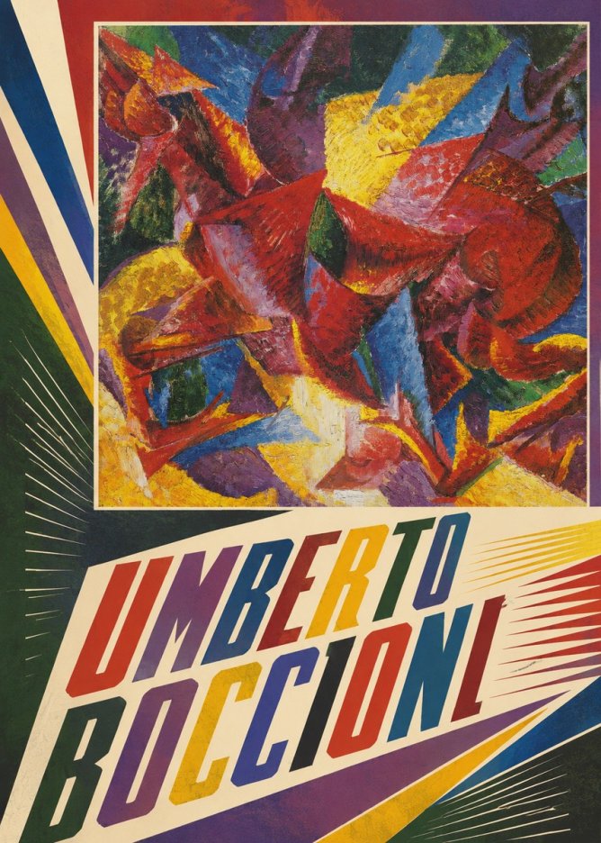 Umberto Boccioni Umberto Boccioni I No4 - Plakat