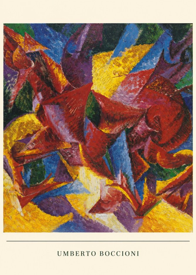 Umberto Boccioni Umberto Boccioni I No6 - Plakat