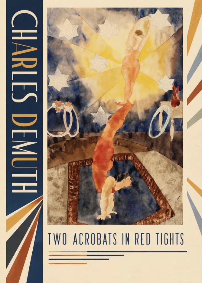 Charles Demuth Two Acrobats in Red Tights No2 - Plakat