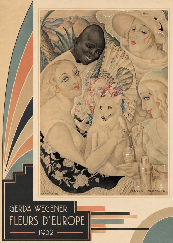 Gerda Wegener Fleurs D'europe No2 - Plakat