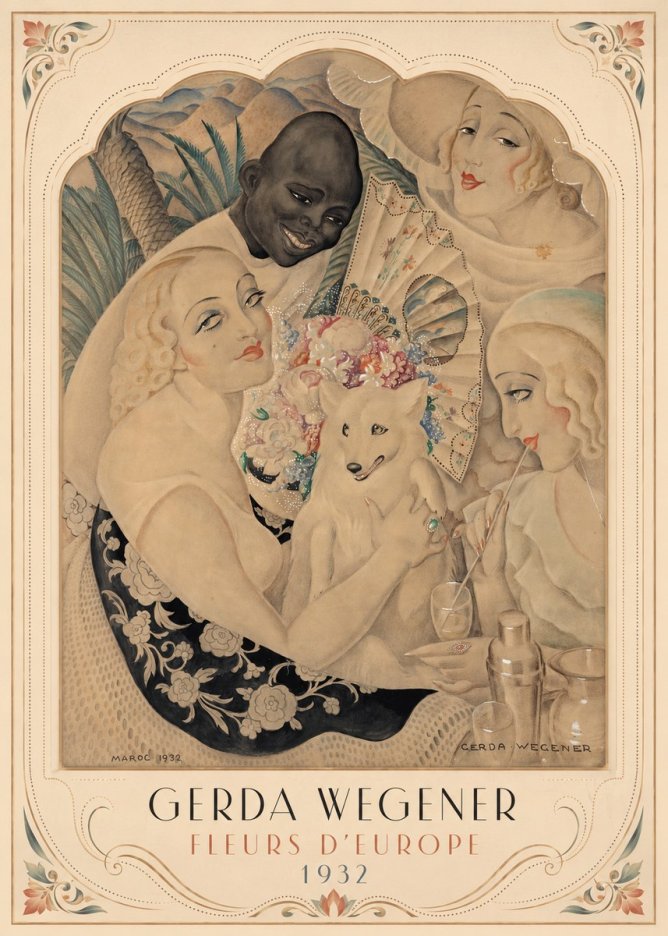Gerda Wegener Fleurs D'europe No3 - Plakat