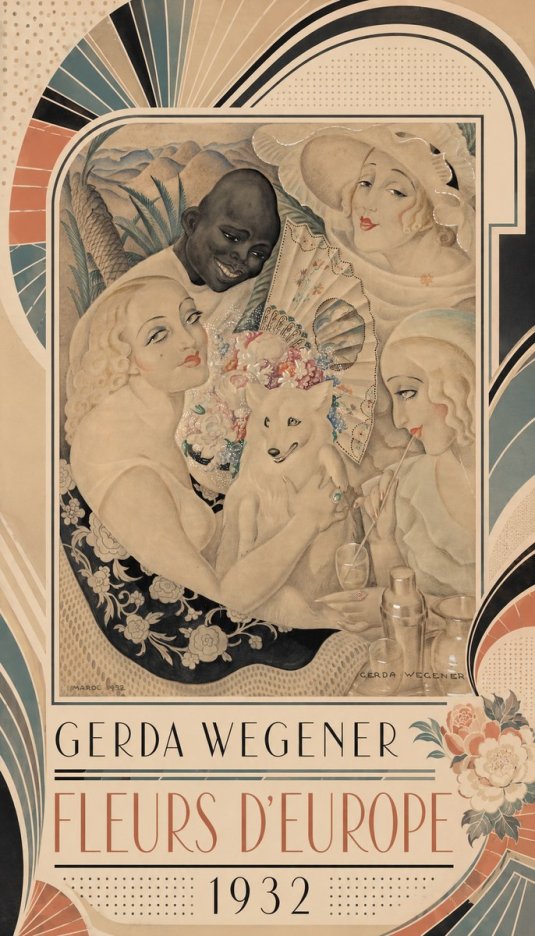 Gerda Wegener Fleurs D'europe No5 - Plakat