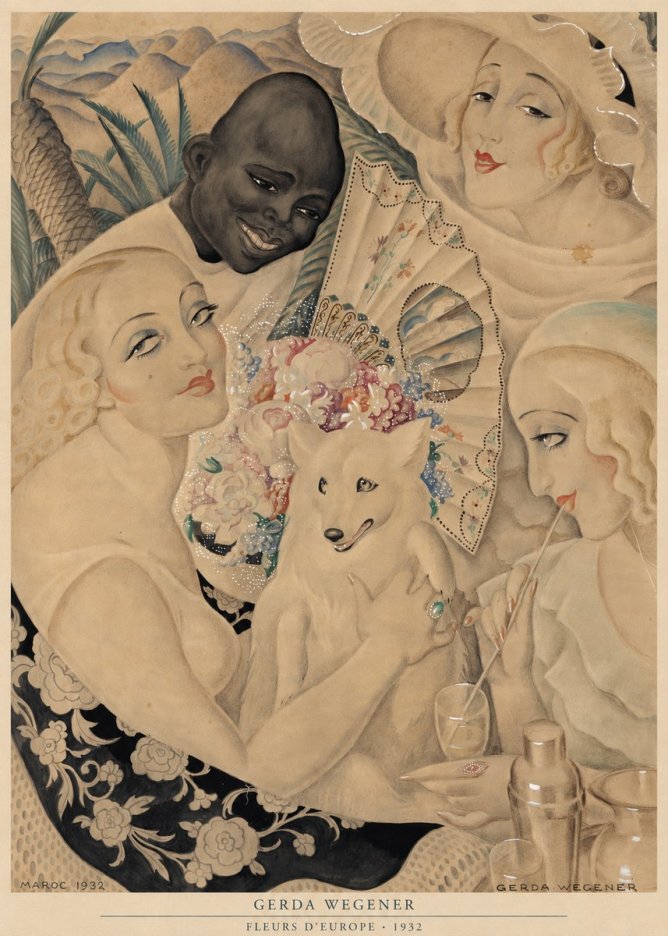 Gerda Wegener Fleurs D'europe No6 - Plakat