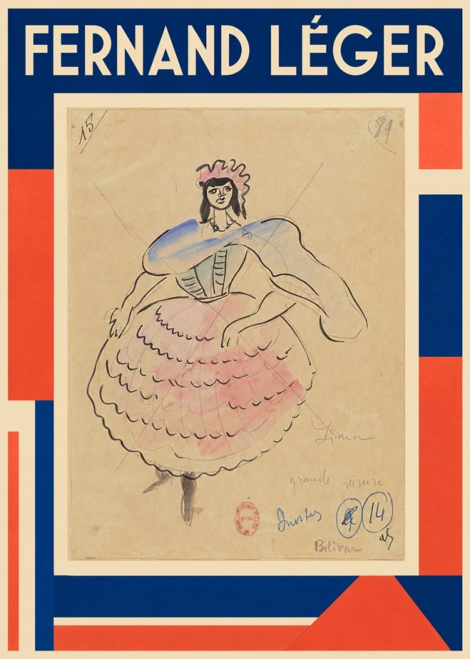 Fernand Léger Lima Grande Jurure Bolivar No1 - Plakat