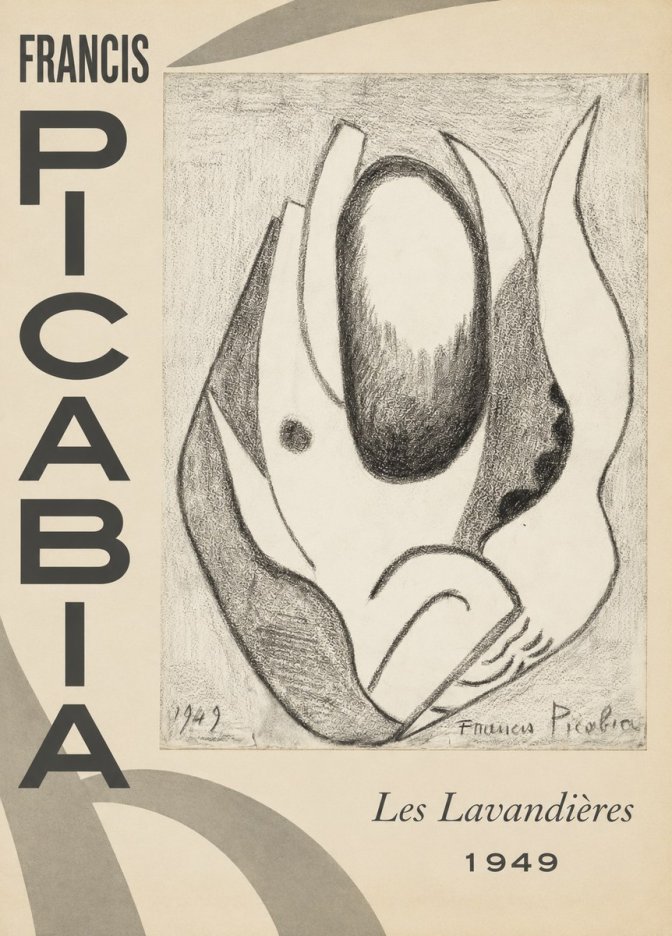 Francis Picabia Les Lavandières No6 - Plakat