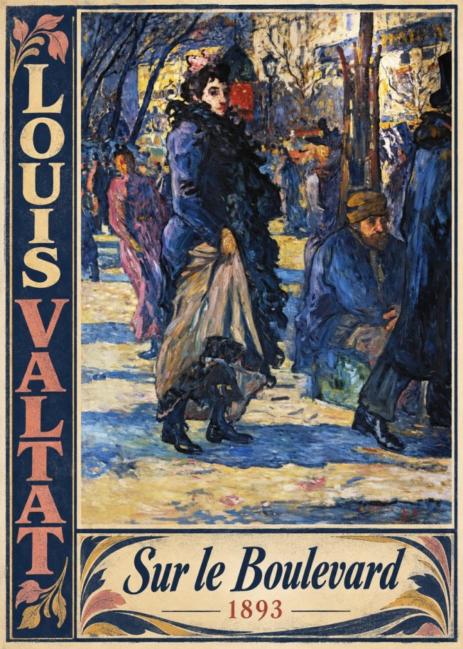 Louis Valtat Sur Le Boulevard No3 - Plakat