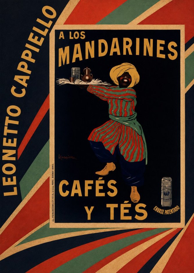 Leonetto Cappiello A Los Mandarines No5 - Plakat
