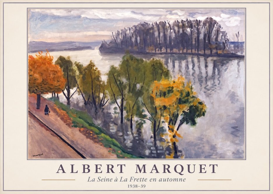 Albert Marquet La Seine À La Frette En Automne No1 - Plakat