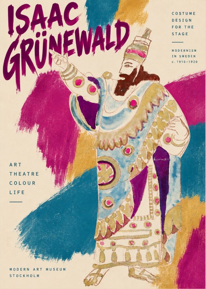 Isaac Grünewald The Theatre Lives No2 - Plakat