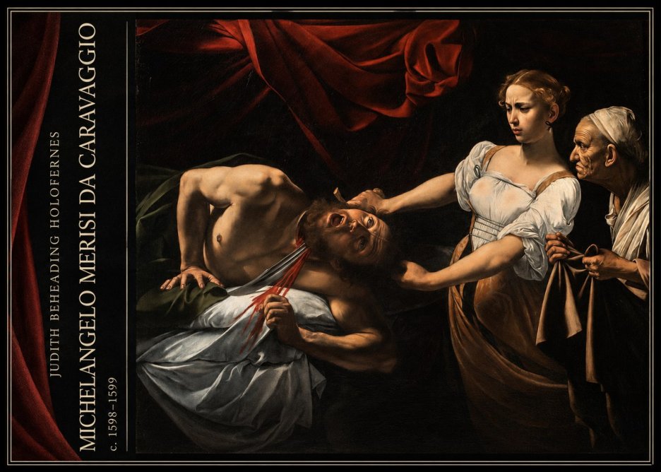 Michelangelo Merisi da Caravaggio Judith Beheading Holofernes II No3 - Plakat
