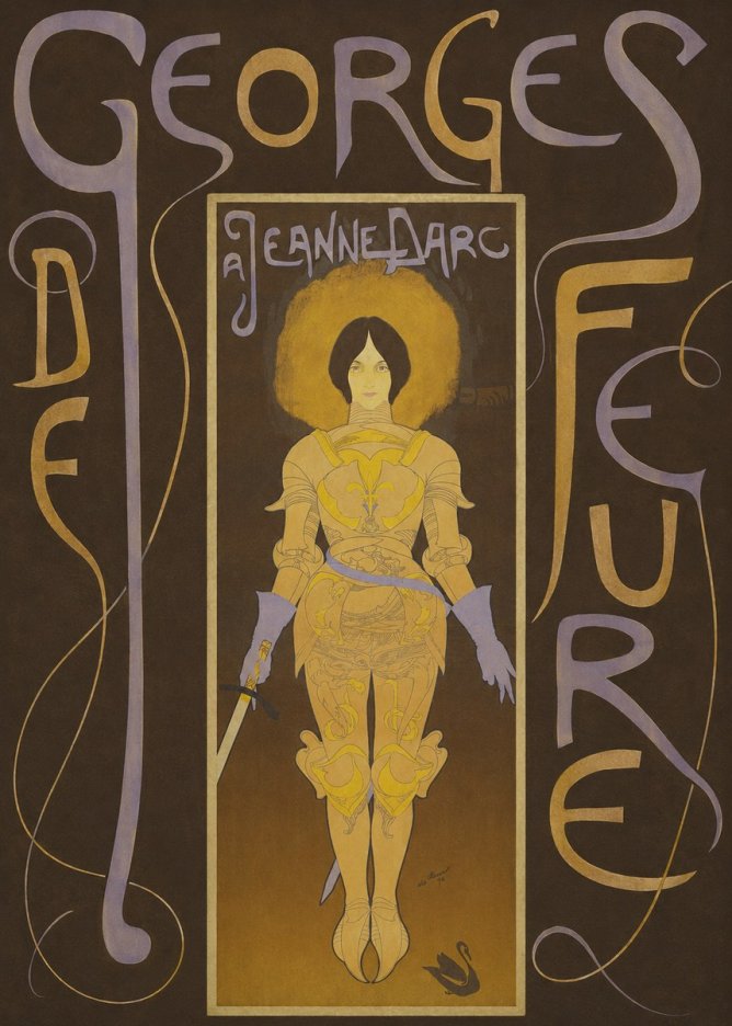 Georges de Feure À Jeanne D'arc No5 - Plakat
