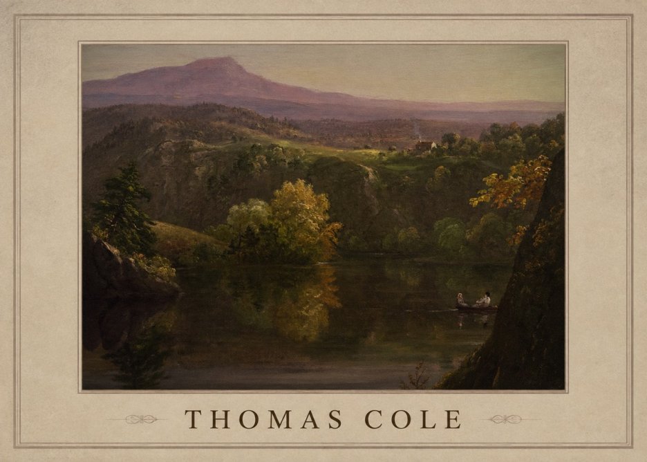 Thomas Cole View of the Catskill Mountains, Early Autumn No1 - Plakat