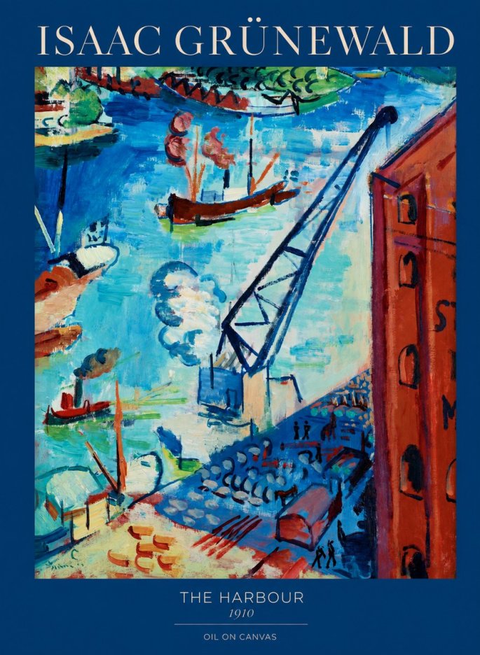 Isaac Grünewald The Harbour No1 - Plakat