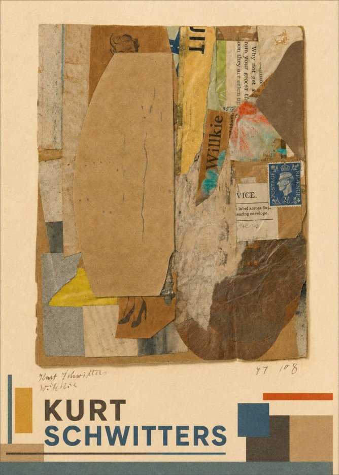 Kurt Schwitters Abstract Merz Collage No2 - Plakat