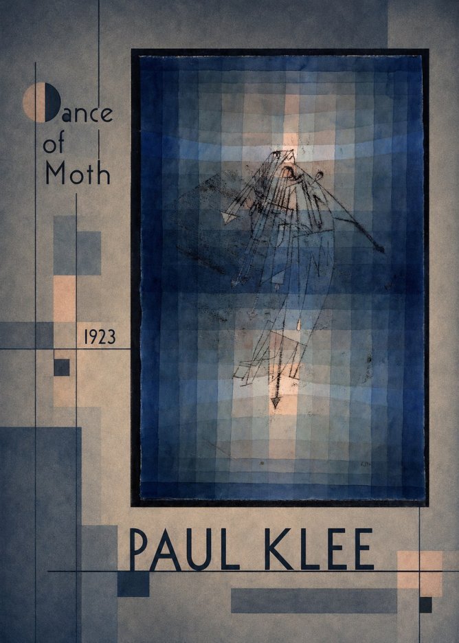 Paul Klee Dance of Moth No2 - Plakat