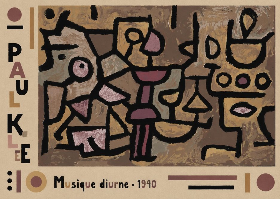Paul Klee Musique Diurne No3 - Plakat