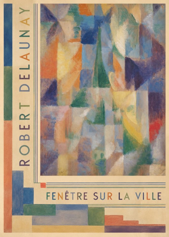 Robert Delaunay Fenêtre Sur La Ville No2 - Plakat