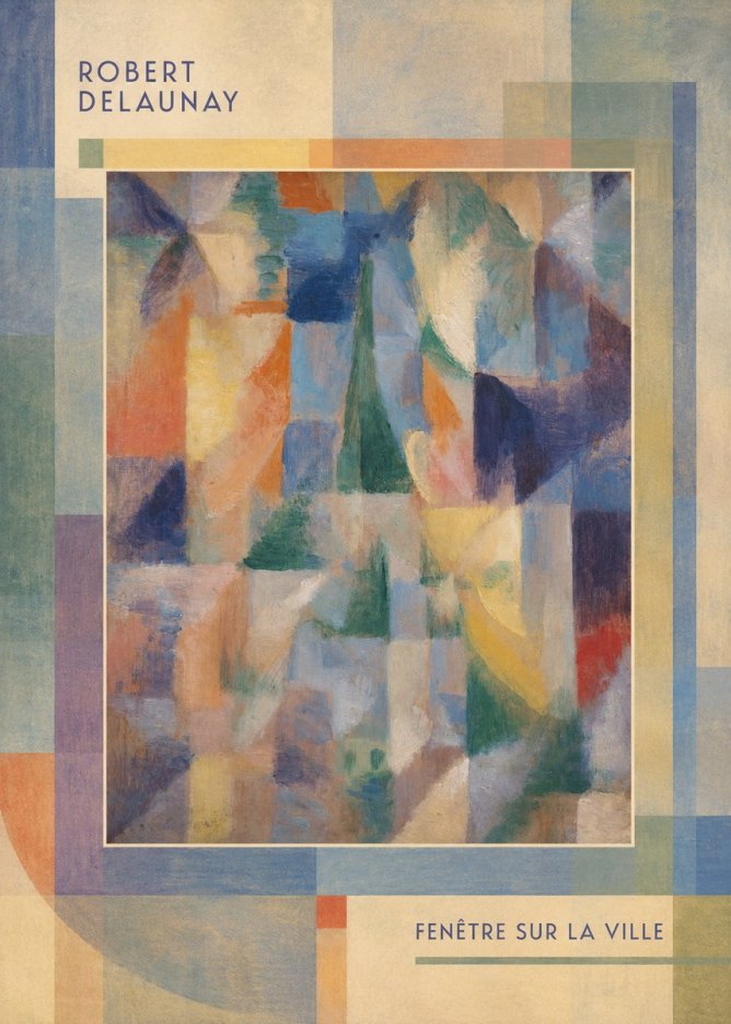 Robert Delaunay Fenêtre Sur La Ville No3 - Plakat