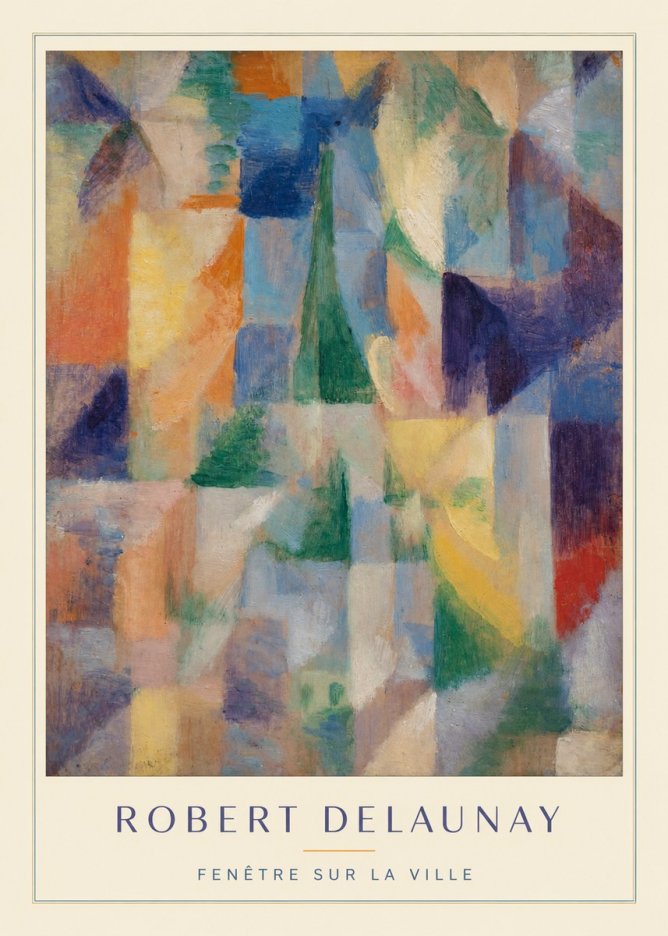 Robert Delaunay Fenêtre Sur La Ville No4 - Plakat