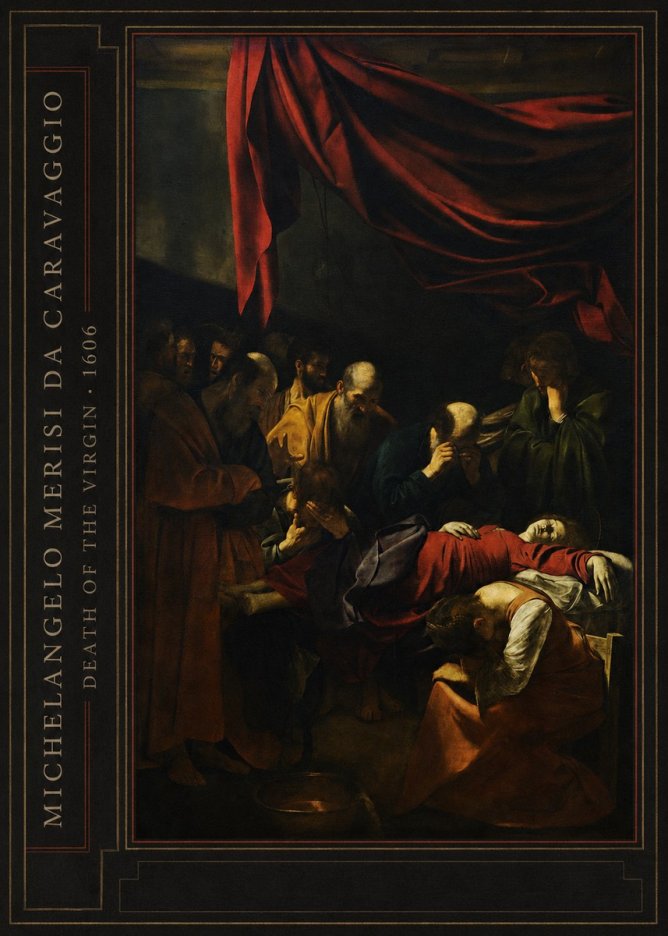 Michelangelo Merisi da Caravaggio Death of the Virgin No3 - Plakat