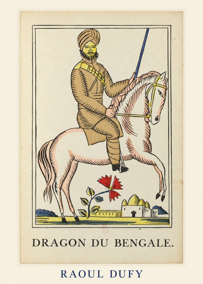 Raoul Dufy Dragon Du Bengale No3 - Plakat