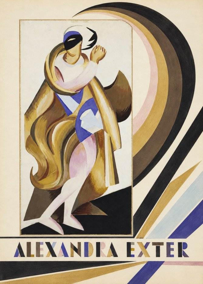Alexandra Exter Art Deco Figure No4 - Plakat