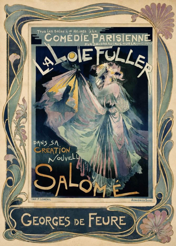 Georges de Feure La Loïe Fuller - Salomé I No1 - Plakat