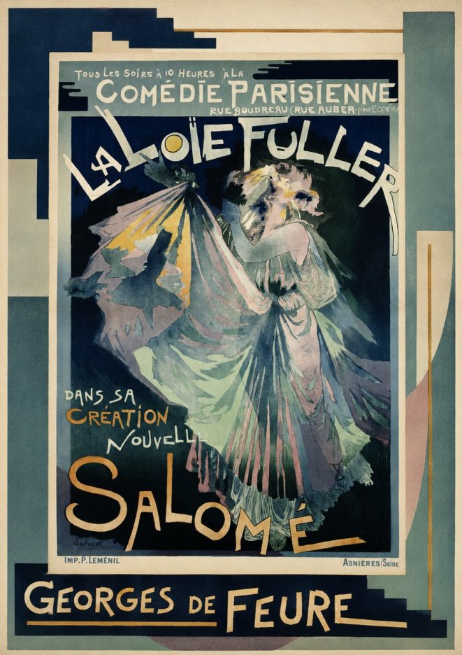 Georges de Feure La Loïe Fuller - Salomé I No3 - Plakat