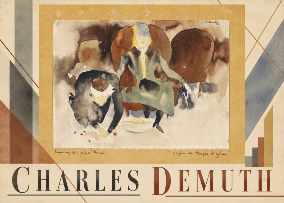 Charles Demuth Drawing for Zola's "Nana" No3 - Plakat