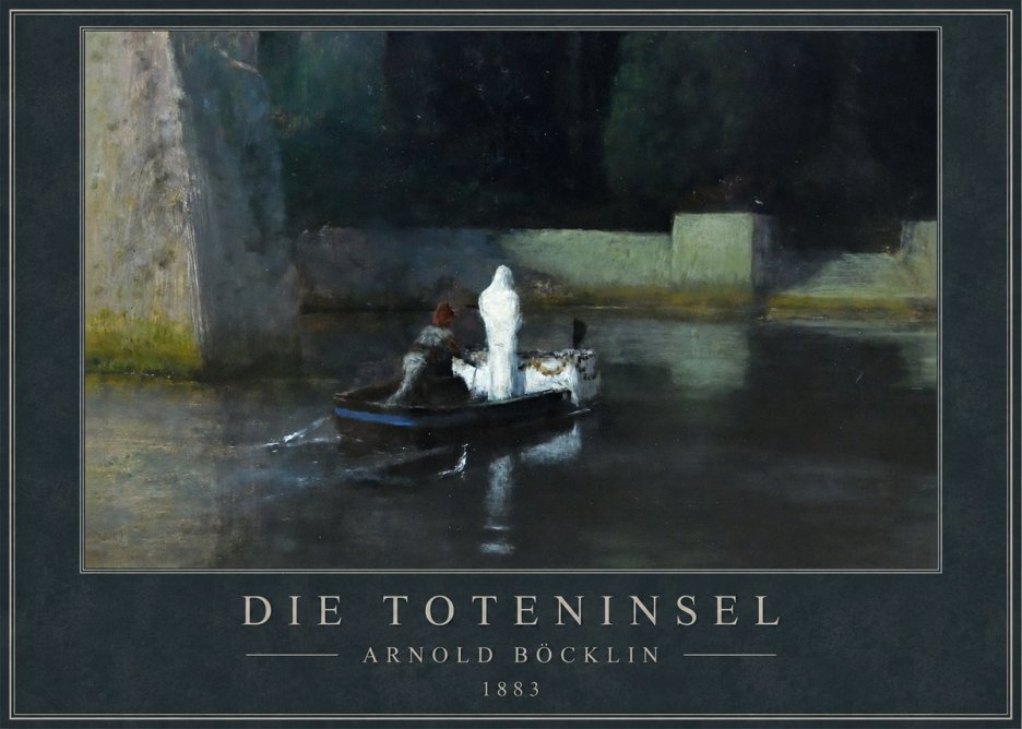 Arnold Böcklin Die Toteninsel IV No1 - Plakat