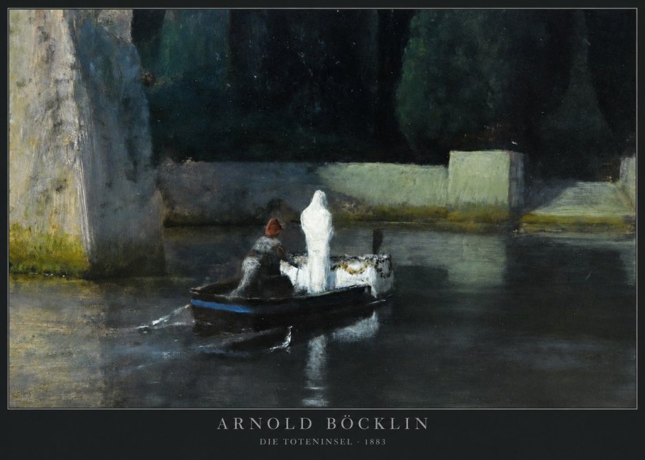 Arnold Böcklin Die Toteninsel IV No2 - Plakat