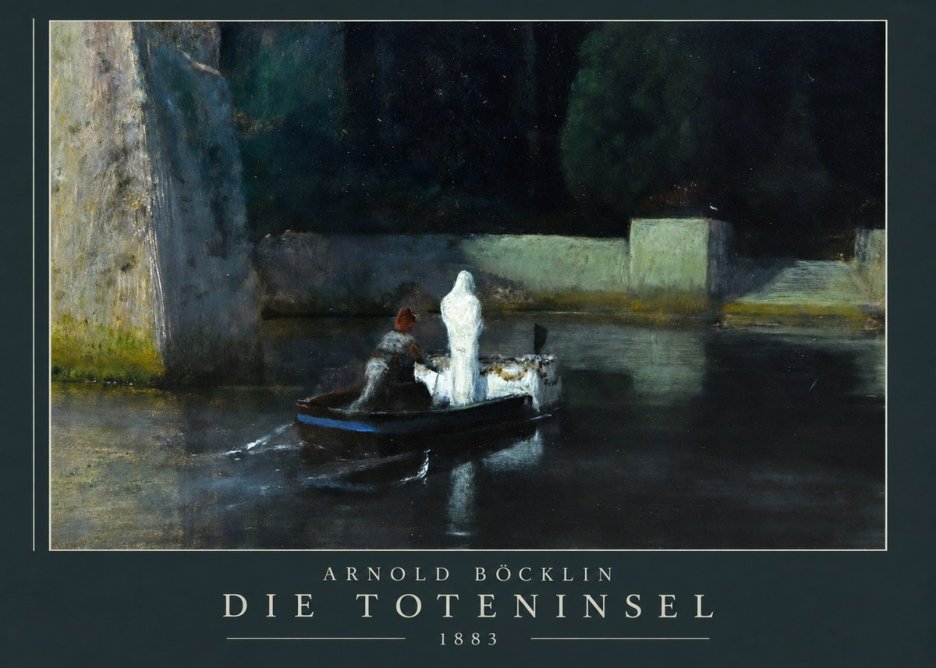 Arnold Böcklin Die Toteninsel IV No3 - Plakat