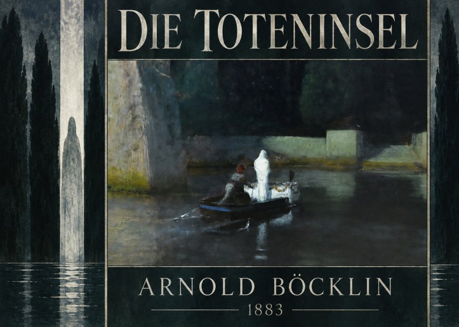 Arnold Böcklin Die Toteninsel IV No5 - Plakat