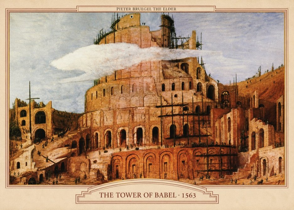 Pieter Bruegel The Tower of Babel XI No5 - Plakat