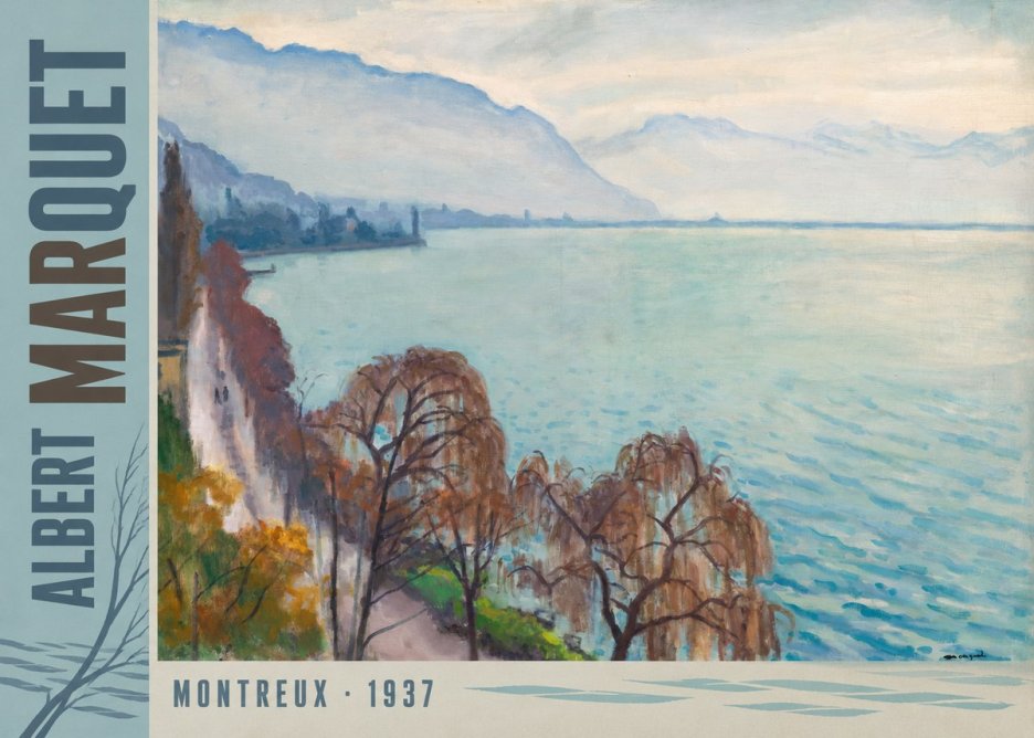 Albert Marquet Montreux No2 - Plakat
